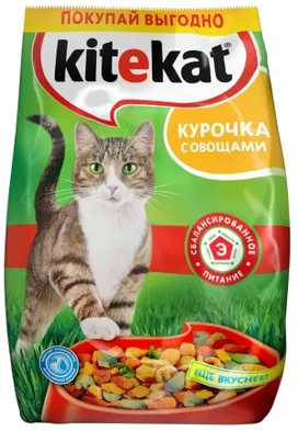 Cat food Kiteket (Kitekat) - reviews and description